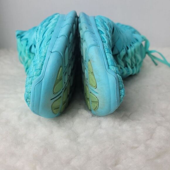 Nike Free Inneva Woven Tech SP Aqua/Kumquat Mens  Size 10.5 Sneaker 705797-448 - Picture 5 of 10